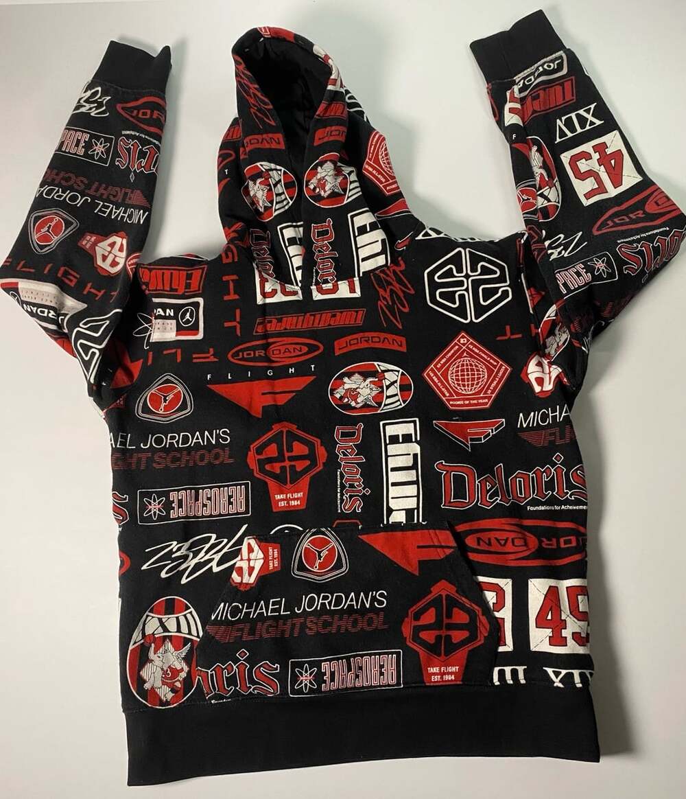 Jordan MJ Essentials AOP Youth Pullover Hoodie